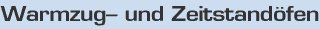 Warmzug- und Zeitstand�fen